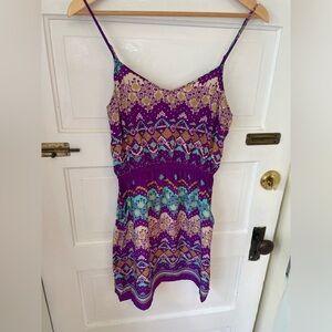 Purple silk forever21 dress